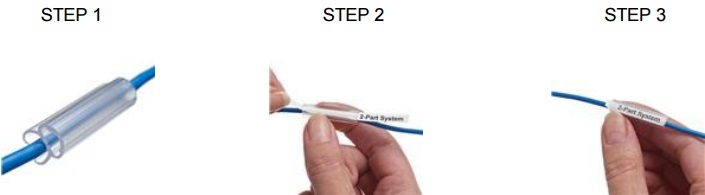 Removing Laser Cable Labels 